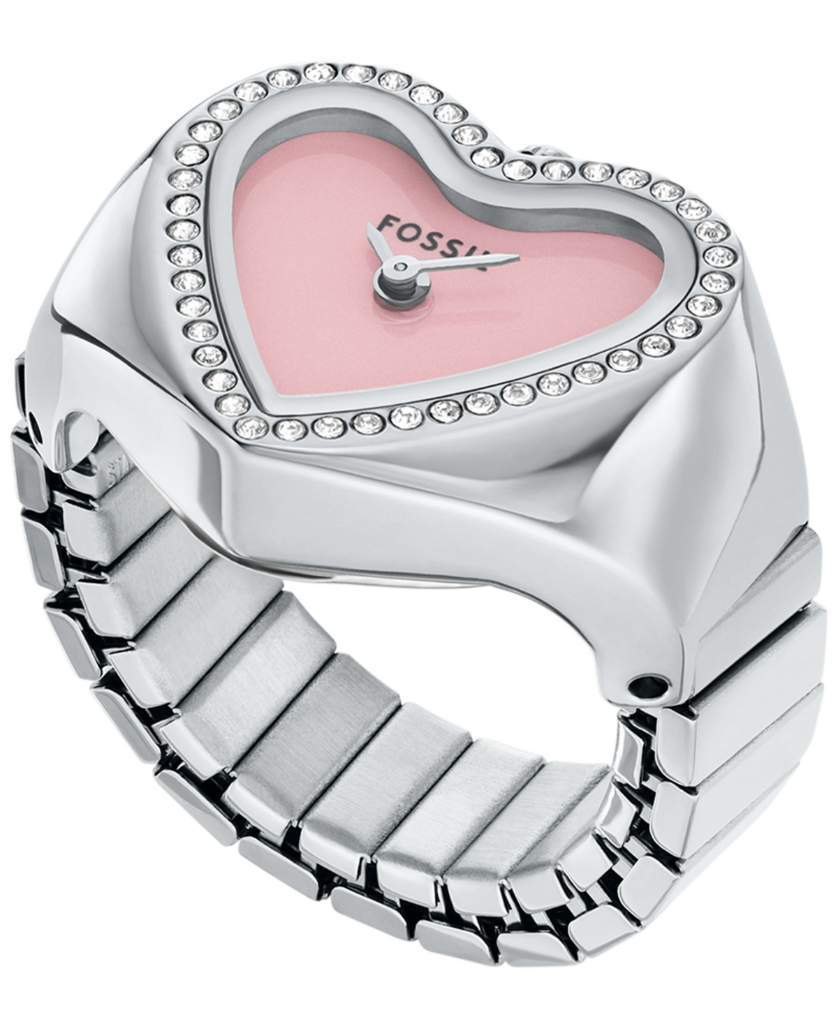 Women's Watch Ring Two-Hand Stainless-Steel, 18mm - Silver-tone