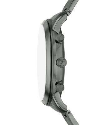 Men's Neutra Chronograph Smoke Stainless-Steel Watch, 44mm