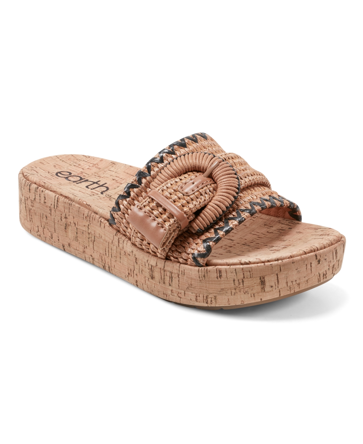 EARTH WOMEN'S SAMSY PLATFORM SLIDE SANDALS 