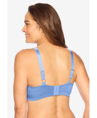 Plus Size Embroidered Underwire Bra