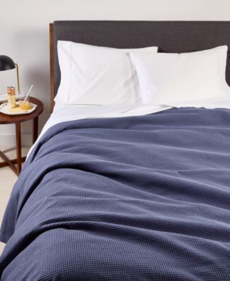 Waffle Cotton Blanket, Full/Queen, Exclusively at Macy's