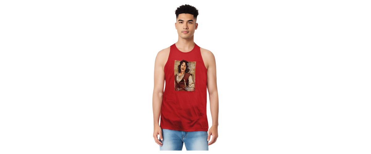 Mens Word Adult Tank - Red