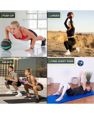 Rubber Medicine Ball, 6 lb