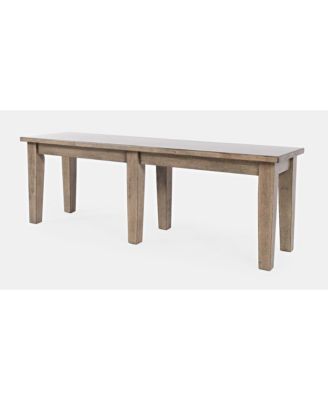Prescott Park Modern Contemporary 52'' Solid Wood Dining Bench