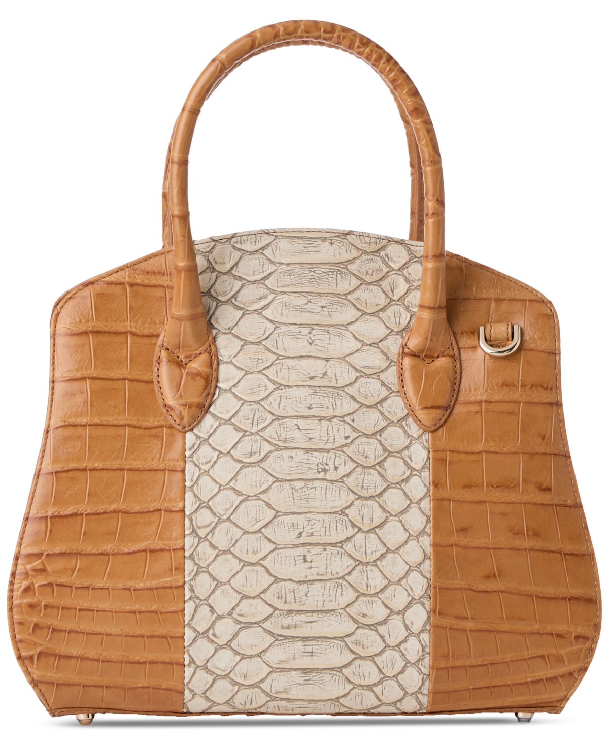 Brahmin Rosetta Medium Leather Satchel In Multi