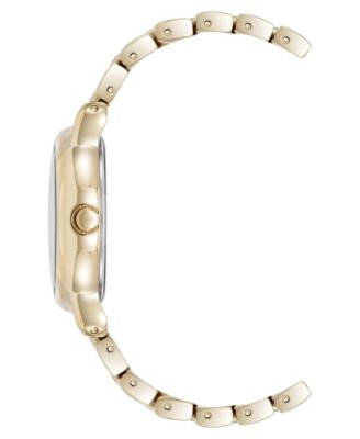 Women's Quartz Signature Gold-Tone Metal Alloy Watch, 30mm