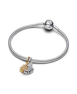 新品同様【定価1.2万】Pandora Two-tone Key & Moon Two-tone Key & Moon Dangle Charm | Two-tone | Pandora US