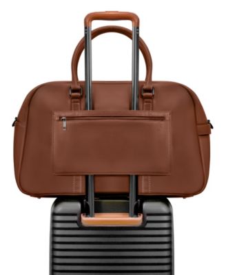 Onyx Leather Duffle Bag