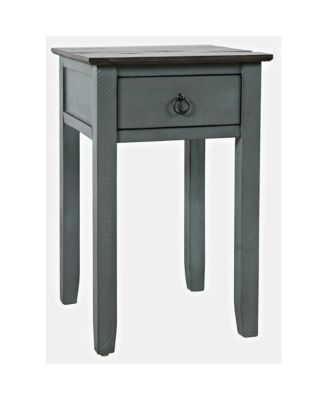 Devon Farmhouse Distressed Solid Wood End Table