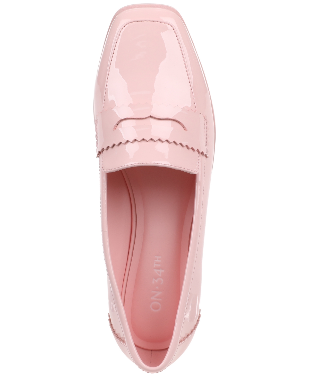On 34th Women's Charlotte Loafer Flats, Exclusively At Macy's In Rose Patent