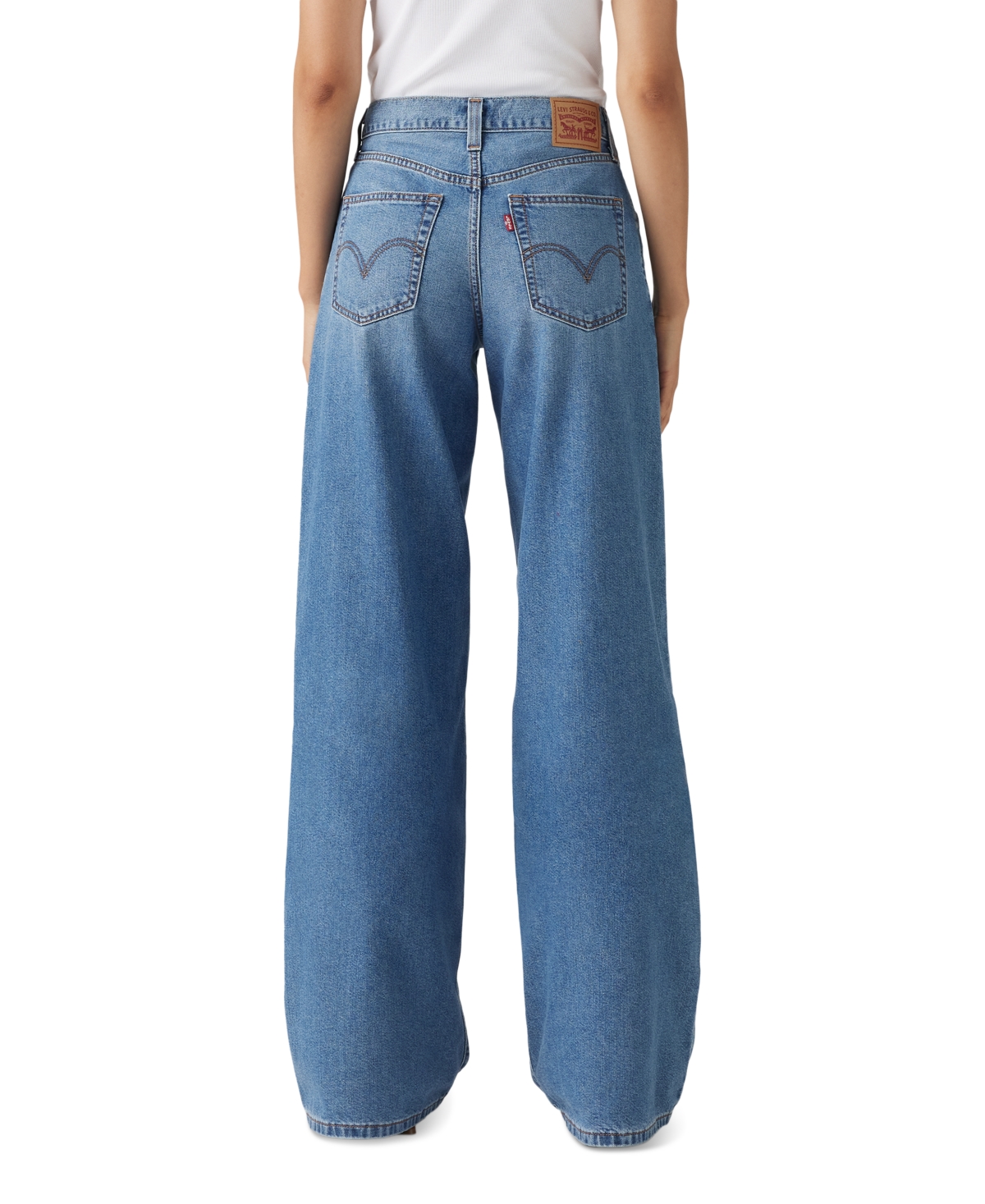 Levi's Women's '94 Baggy Wide-leg Relaxed-fit Denim Jeans In Cool Vertical