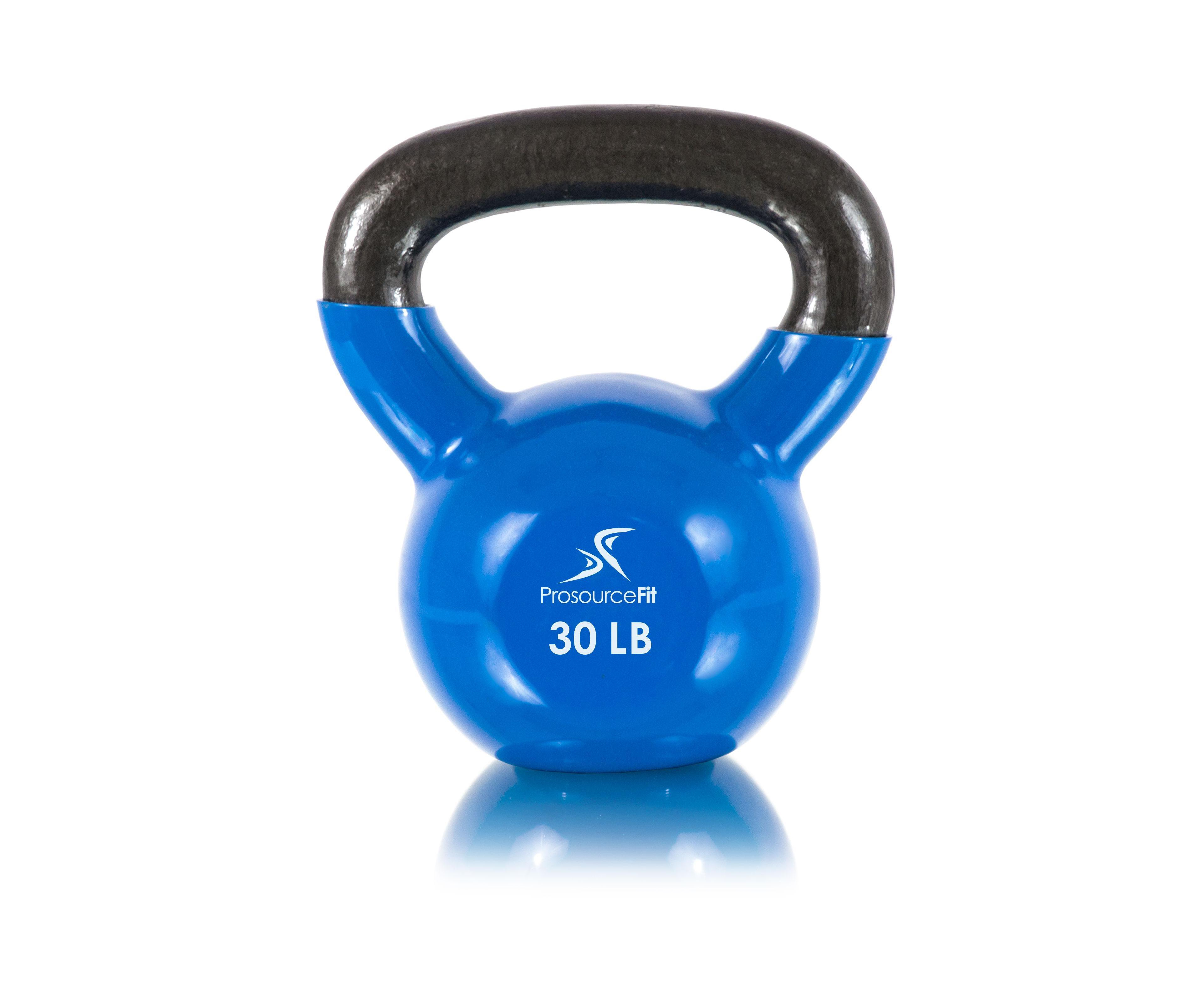 ProsourceFit Vinyl Coated Iron Kettlebell, 30lb
