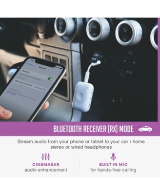 Connect Air Pro Wireless Audio Transmitter & Receiver for In-Flight Audio, Car Stereos, & More