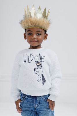 Toddler Boys Warner Bros. Max Cozy Sherpa Sweatshirt and Felt Faux Fur Crown