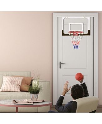 Over-The-Door Mini Basketball Hoop Includes Basketball & Hand Pump