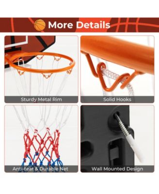 Indoor Outdoor Basketball Games with Large Shatter-proof Backboard