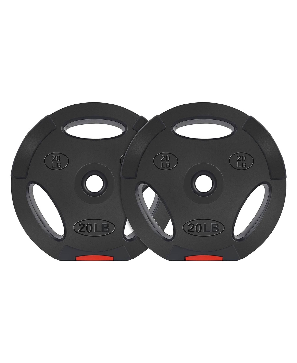 Standard 20 Pound Coded Olympic Weight Plate - Black