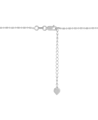 Diamond Star Pendant Necklace (1/4 ct. t.w.) in Sterling Silver