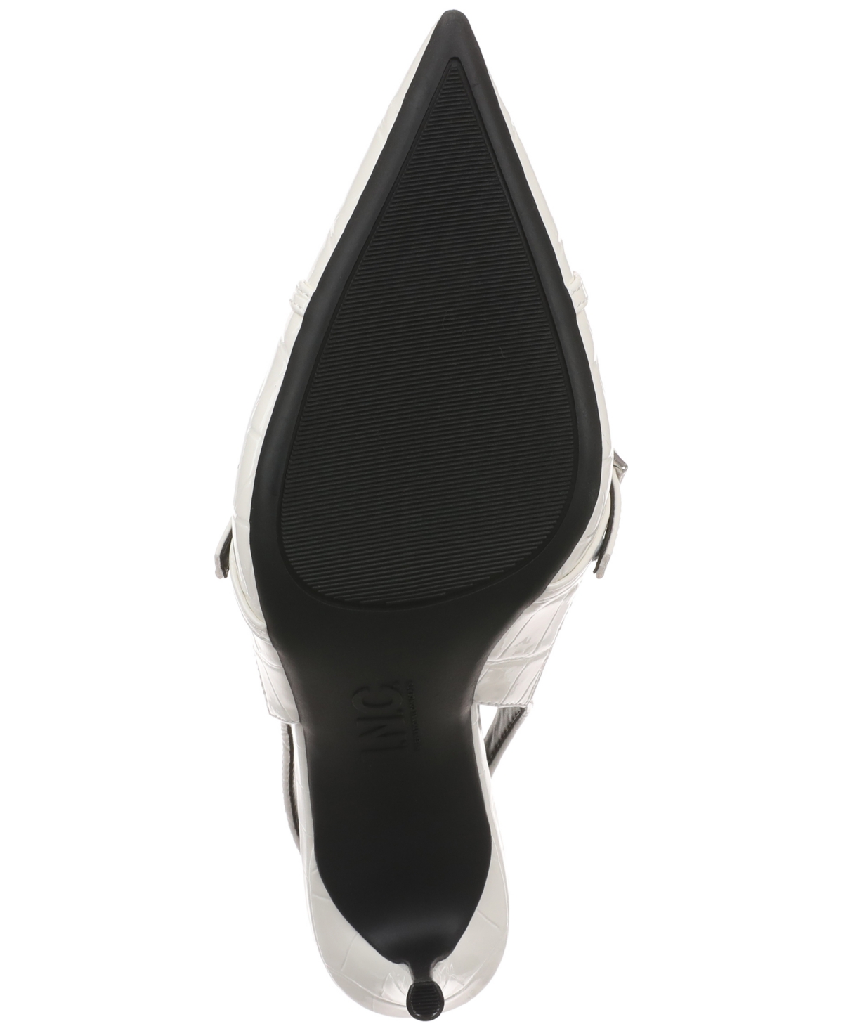 Inc International Concepts Women's Haallo Slingback Pumps, Exclusively At Macy's In White Croc Patent