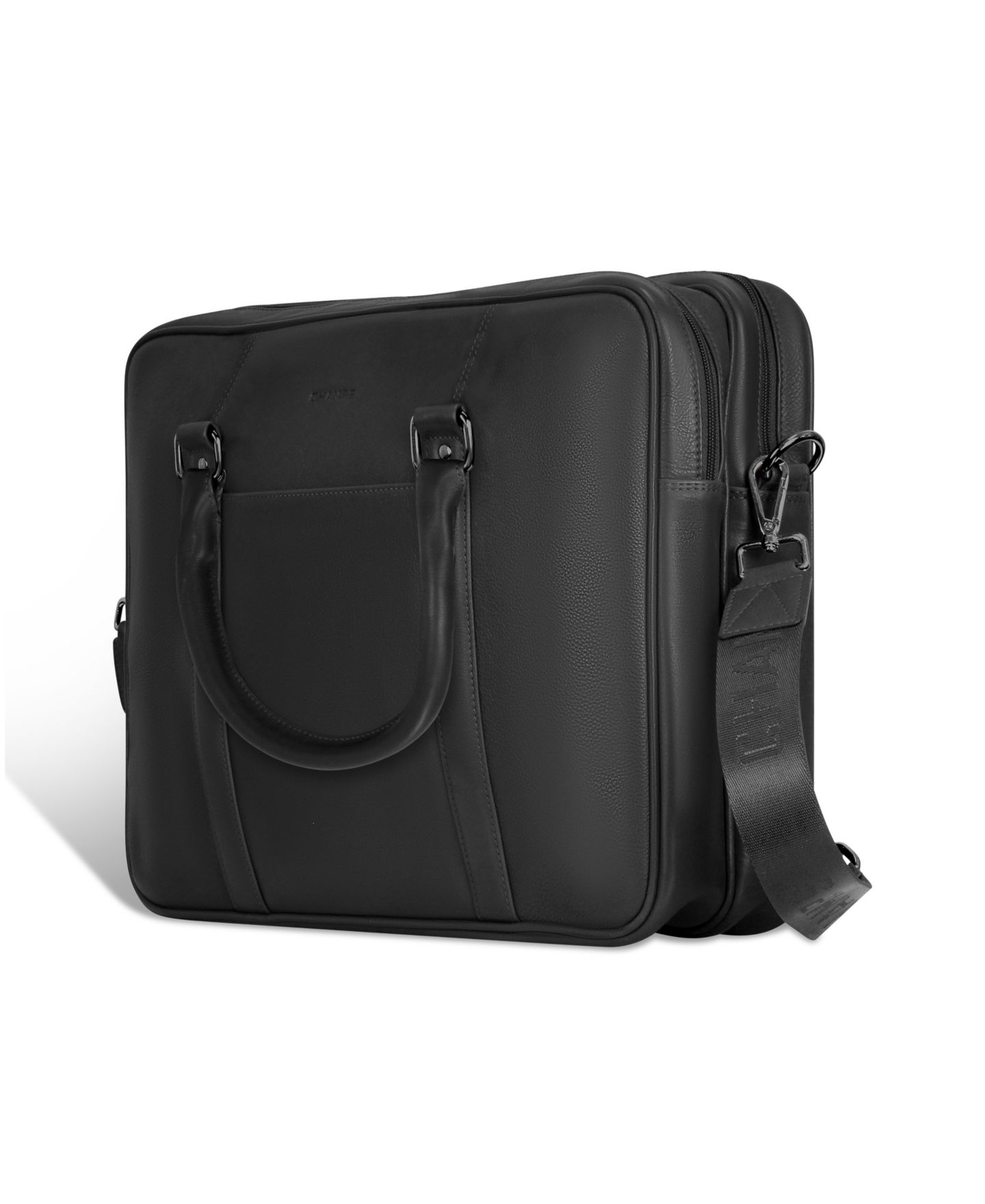 Сумка CHAMPS Onyx Collection Leather Briefcase, цвет: Чёрный — фото 2