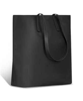 Onyx Collection Leather Vertical Tote
