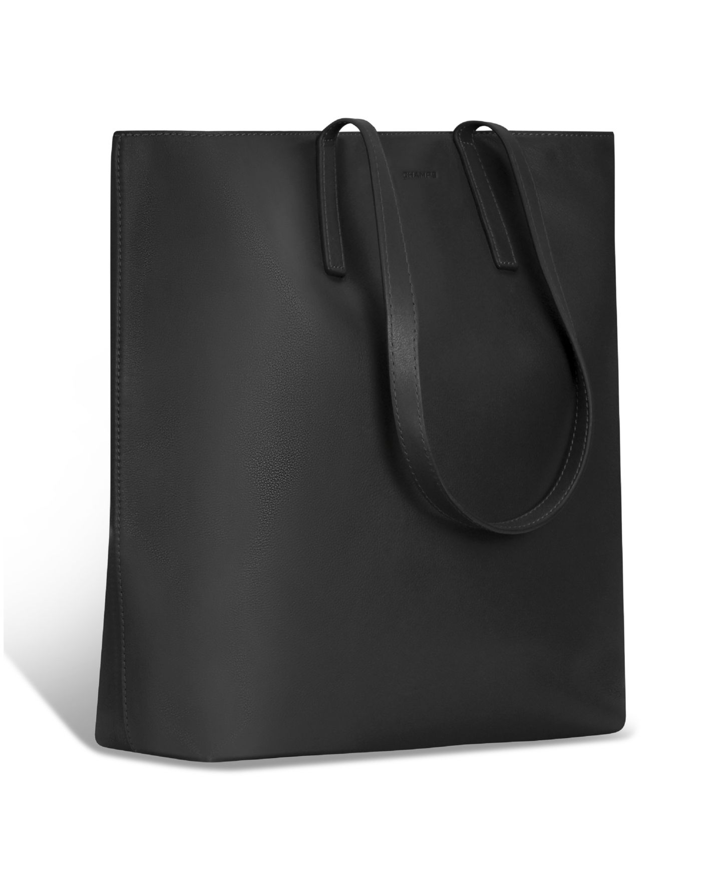 Сумка CHAMPS Onyx Collection Leather Vertical Tote, цвет: Чёрный — фото 3