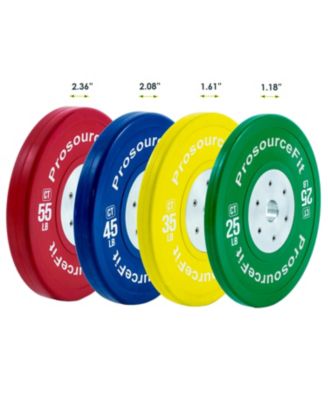 Color Training Bumper Plate 35 lb, Yellow