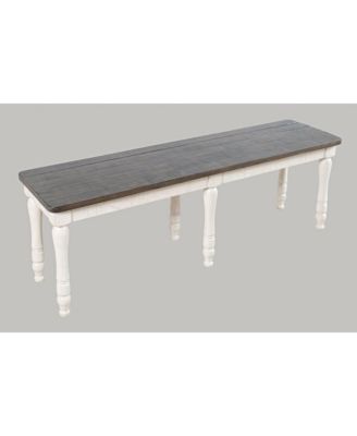 Madison County Rustic Reclaimed Pine Farmhouse 54" Dining Bench