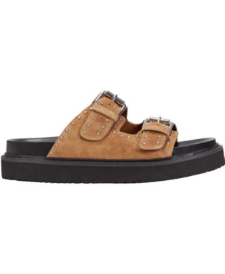 Women's Agusta Double Buckle Flatform Sandals