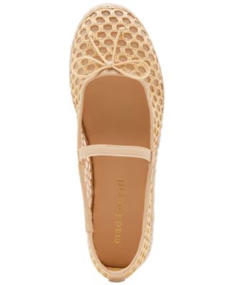 Madden Girl July Mary-Jane Platform Espadrille Flats - Macy's