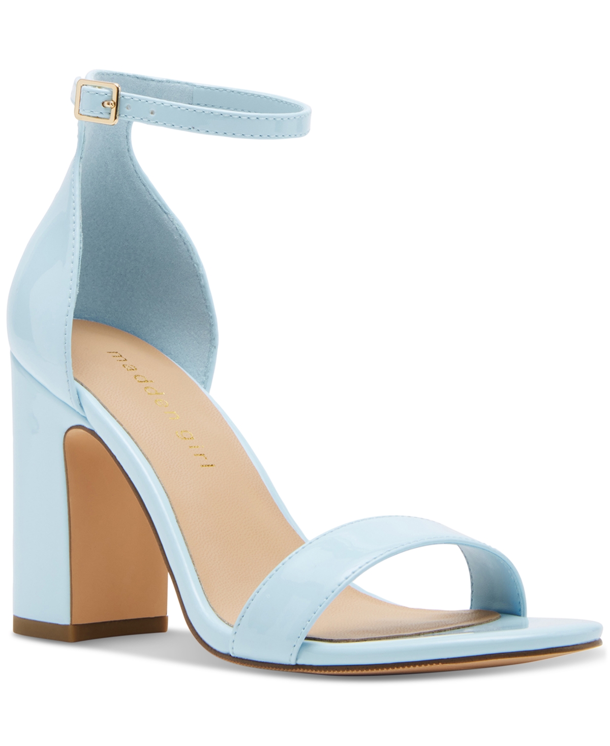 Sasha Two-Piece Block-Heel Dress Sandals - Black