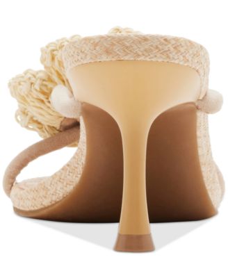 Bellamy Flower Strappy Mid-Heel Dress Sandals