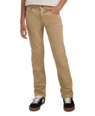 Levi's Big Boys 511 Slim Fit 5-Pocket Sueded Pants - Macy's
