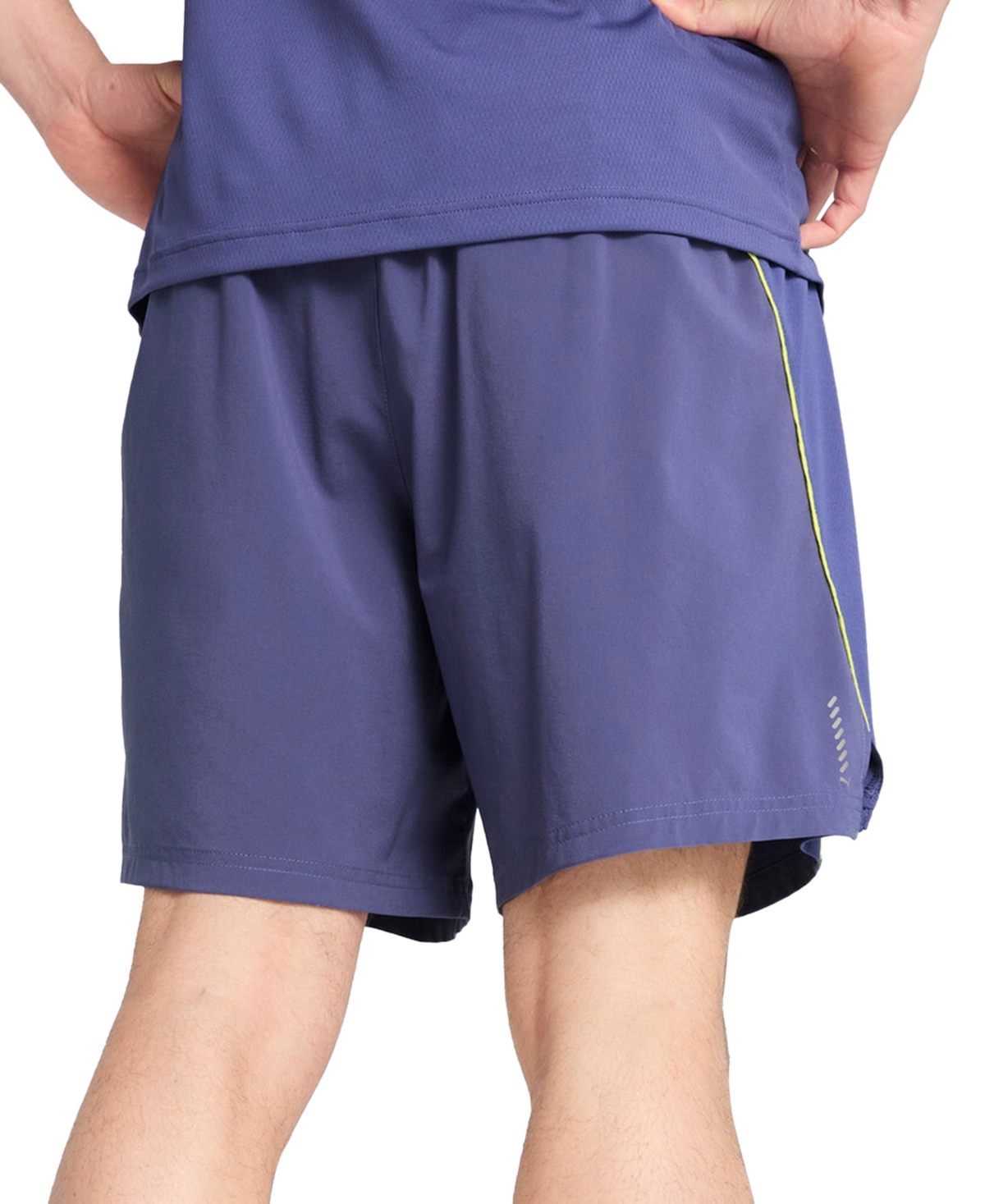 Puma Men's Run Velocity Piped 7" Shorts In Blue