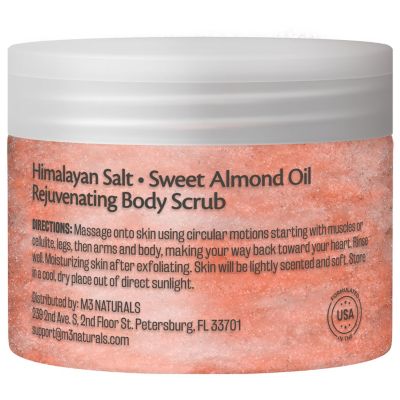 Naturals Himalayan Salt Body Scrub Infused with Collagen and Stem Cell Natural Exfoliating Salt Scrub