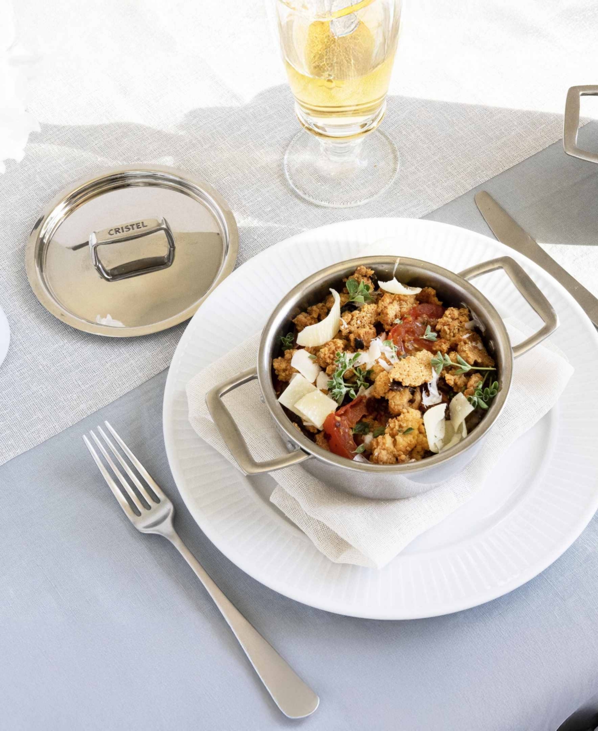 Cristel Castel Pro Mini 0.7-qt. Stainless Steel Stewpan With Lid In No Color