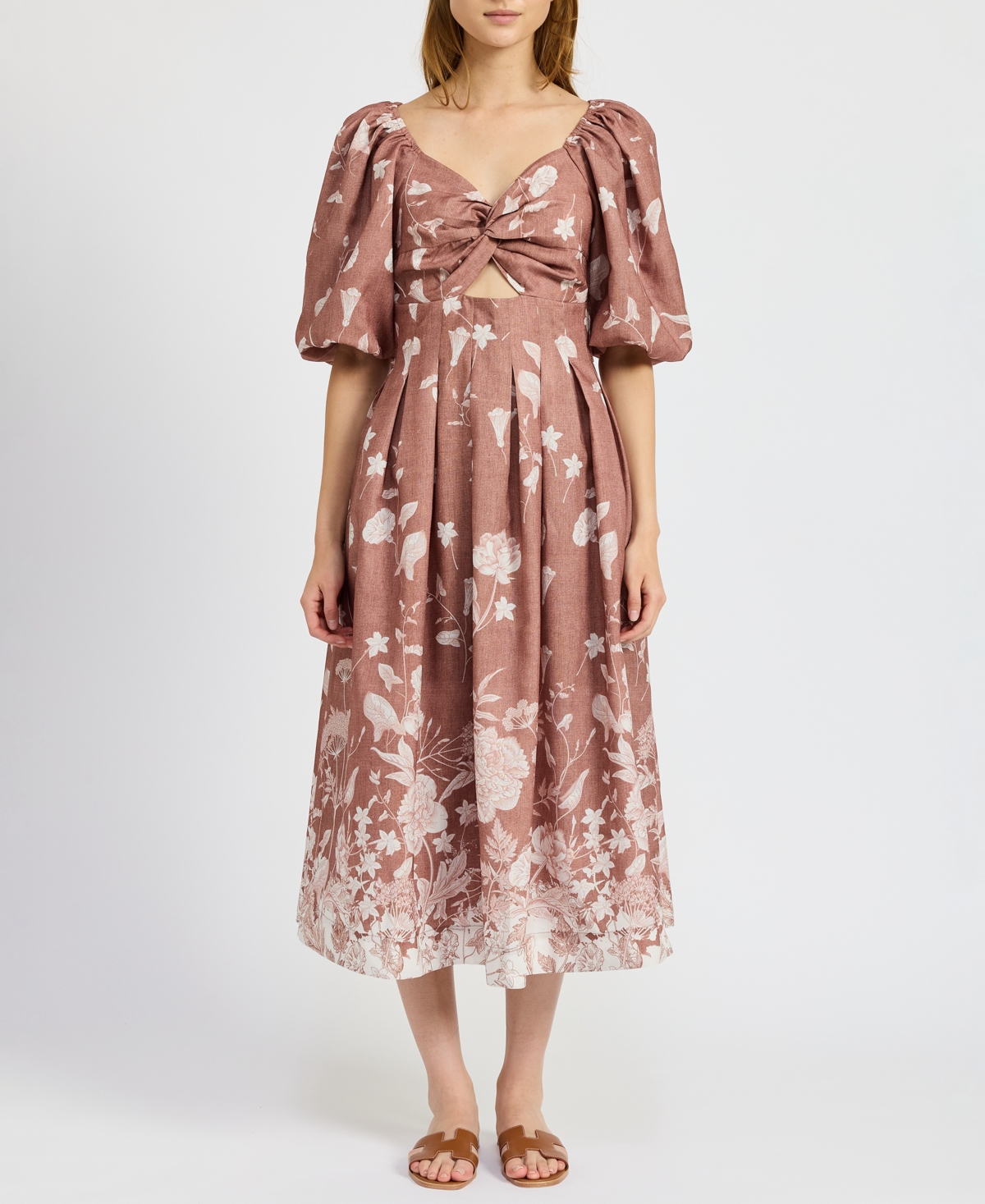 Women's Monet Midi Dress - Ginger Off White