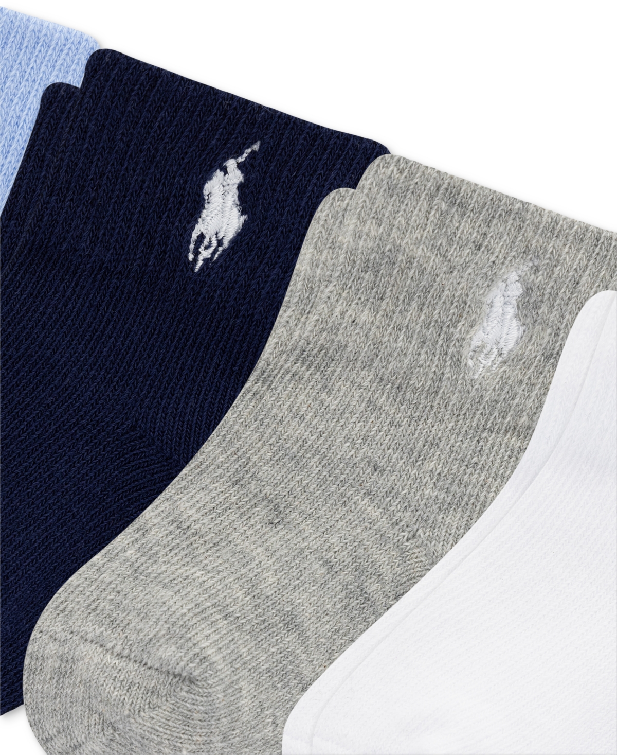 Polo Ralph Lauren Baby Boys Polo Baby Essential Socks, Pack Of 7 In Blue
