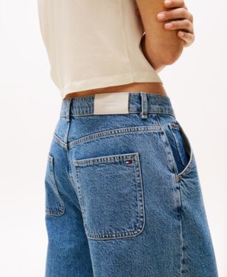 ★ ★ Sofia Richie Capsule Denim Pants T22F1CPC Tommy Hilfiger X Sofia Richie Grainge Women's Wide-Leg Jeans