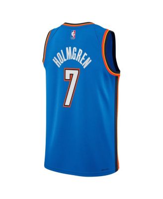Big Boys and Girls Chet Holmgren Blue Oklahoma City Thunder Swingman Jersey - Icon Edition