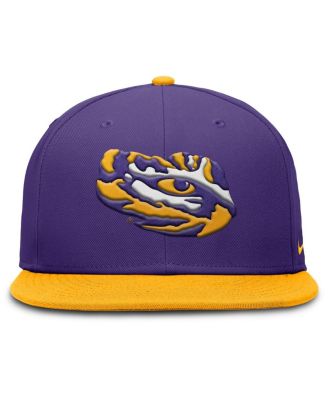 Men's Purple/Gold LSU Tigers Two-Tone Primetime Performance Fitted Hat