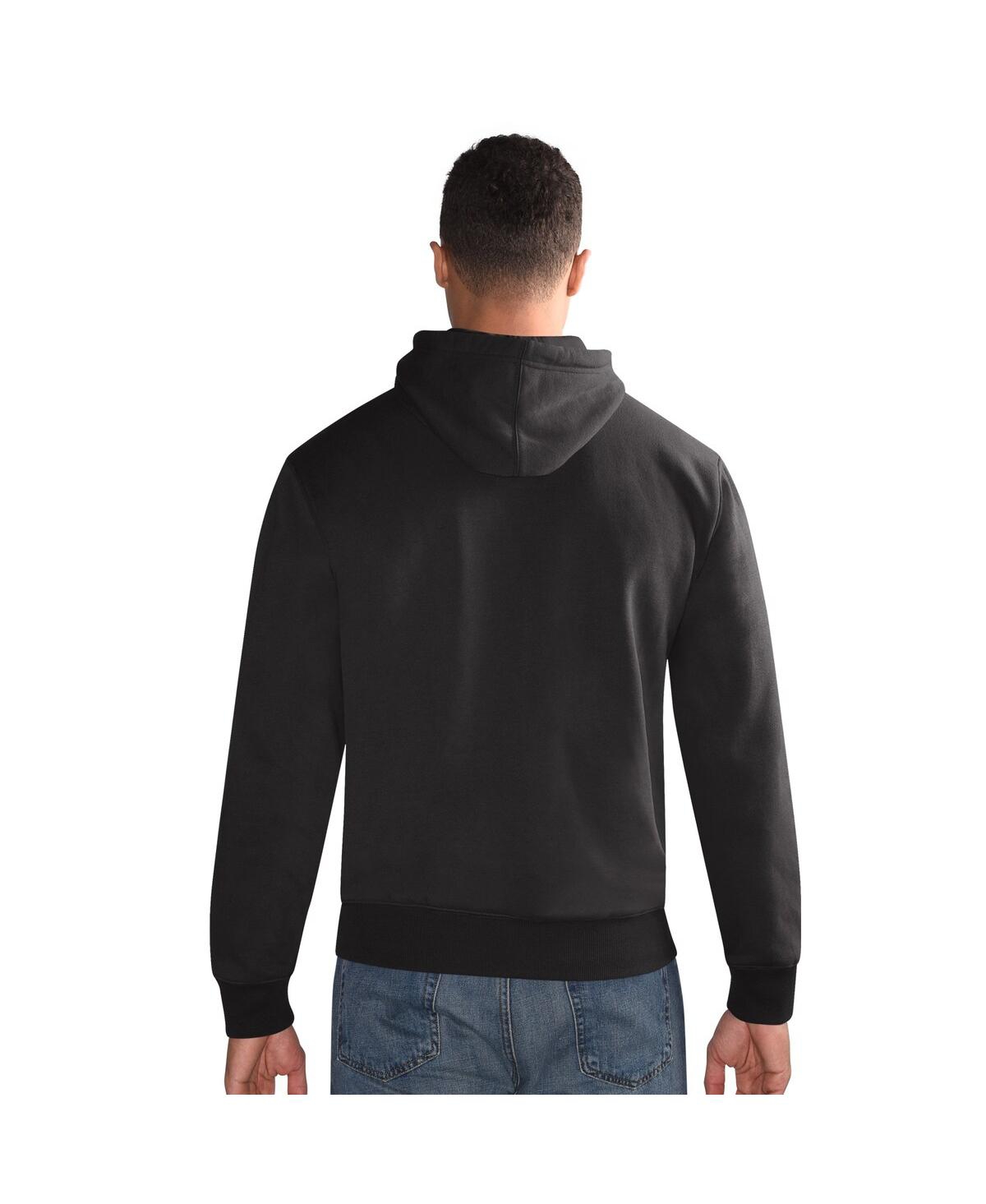 Starter Men's Black Baltimore Ravens Vintage Pullover Hoodie In Black