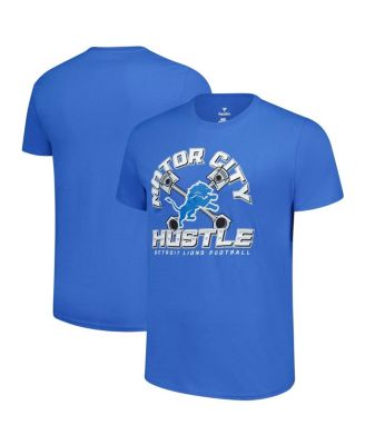 Fanatics - Men's Blue Detroit Lions Motor City Hustle T-Shirt