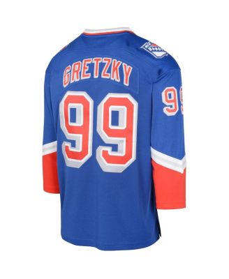 Big Boys and Girls Wayne Gretzky New York Rangers 1996/97 Blue Line Player Jersey