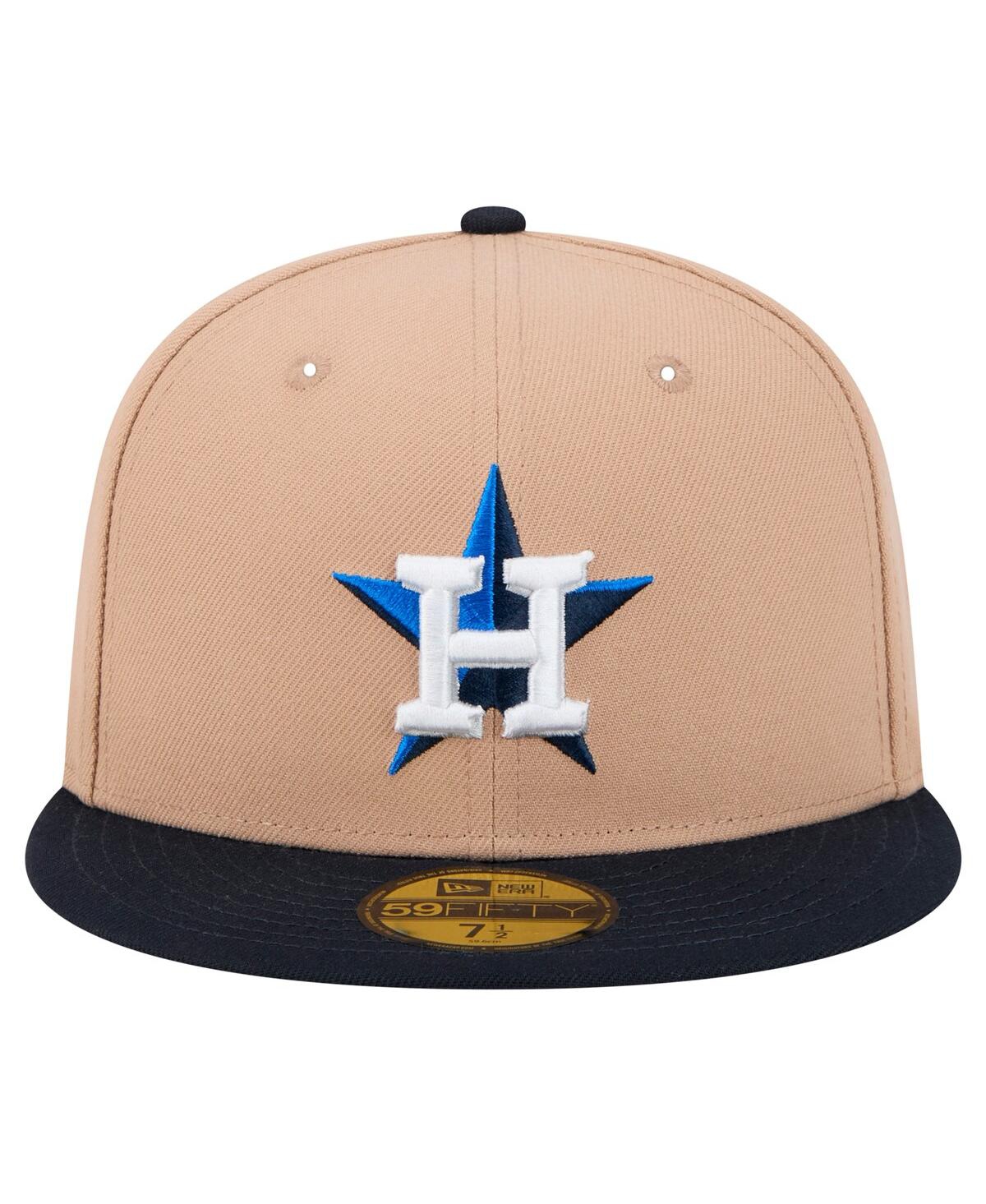 New Era Men's Khaki Houston Astros 59FIFTY Fitted Hat