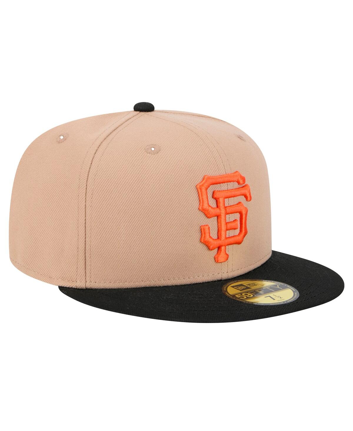 NEW ERA MEN'S KHAKI SAN FRANCISCO GIANTS 59FIFTY FITTED HAT