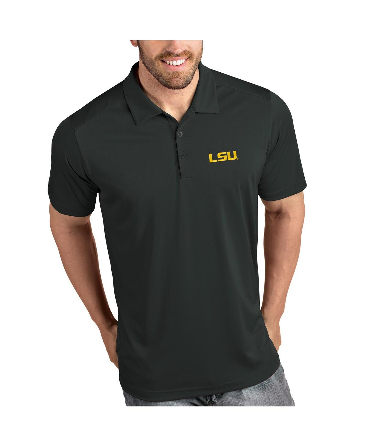 Antigua Men's Lsu Tigers Tribute Polo In Charcoal