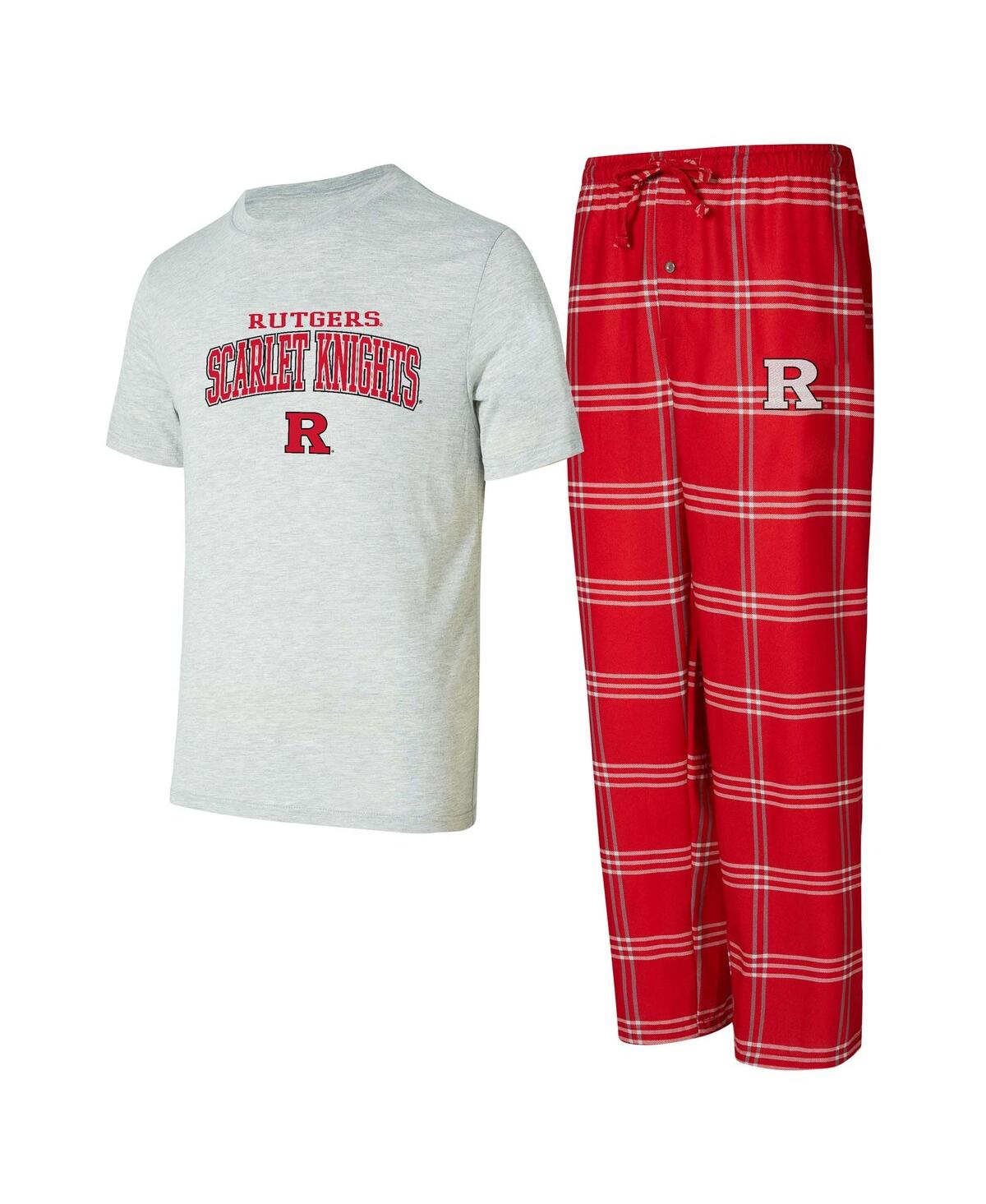 Concepts Sport Men's Rutgers Scarlet Knights T-Shirt Pants Sleep Set