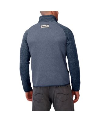 Men's Navy Dallas Cowboys Tonal Quarter-Zip Jacket