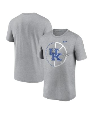Nike - Men's Heather Gray Kentucky Wildcats Legend Basketball Icon Performance T-Shirt